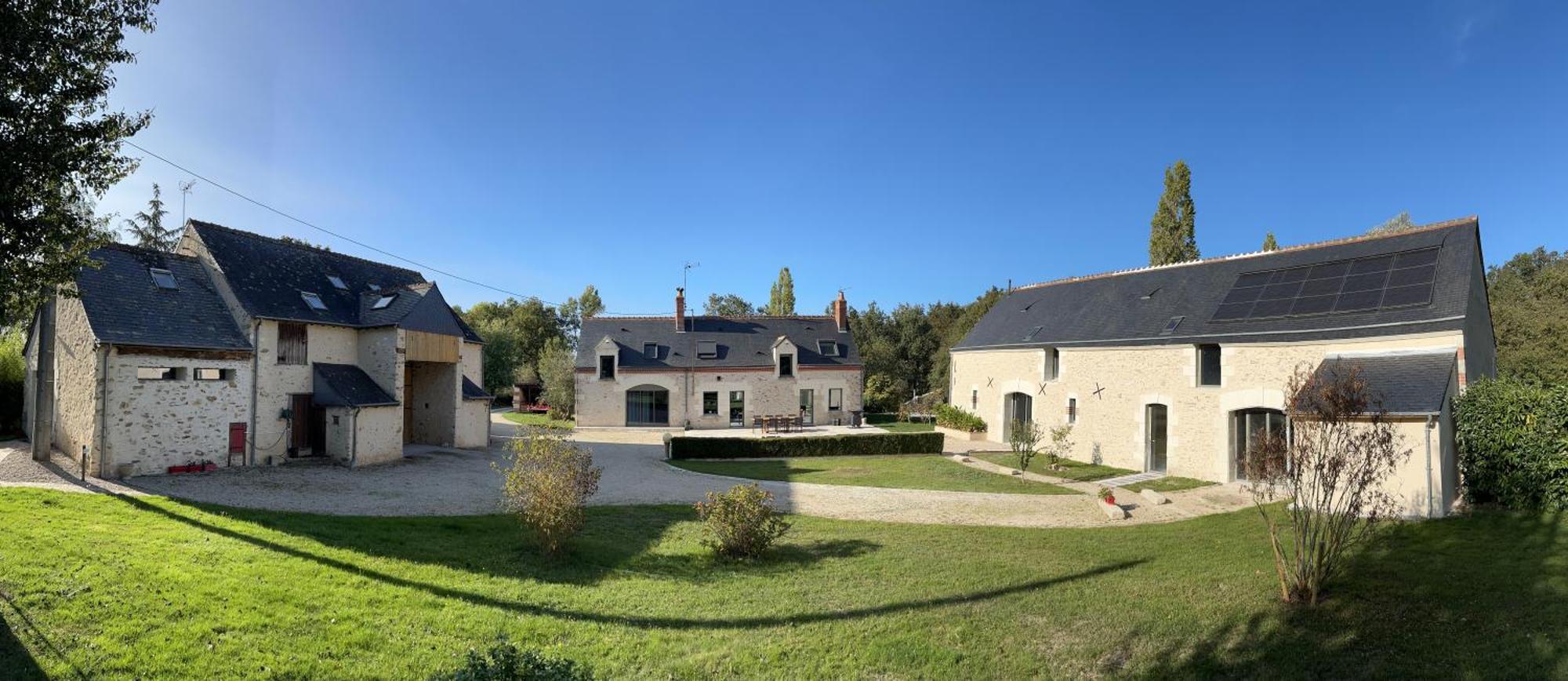 Les Gites De La Pellerie - 2 Piscines Interieur & Exterieur - Touraine - 3 Gites - Familial, Calme, Campagne Saint-Branchs Exterior foto